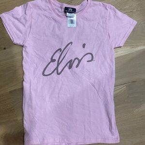 NEW! Elvis Pink Top - S